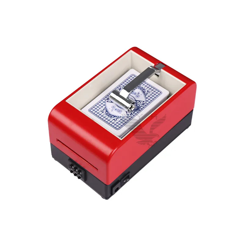 YH Red Rotating 360 Automatic Casino Card Dealer Machine Playing Card Distributor Machine