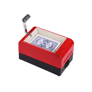 YH Red Rotating 360 Automatic Casino Card Dealer Machine Playing Card Distributor Machine