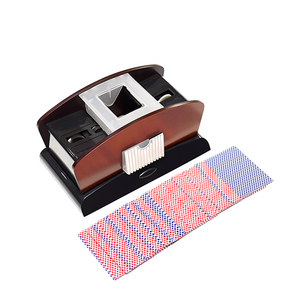 YH 8 Decks Professional Casino Playing Card Shuffler Wooden Shuffle Machine