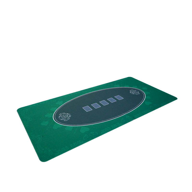 YH Gambling Rubber Casino Simple Table Top Mat Easy To Carry Blackjack Table Layout