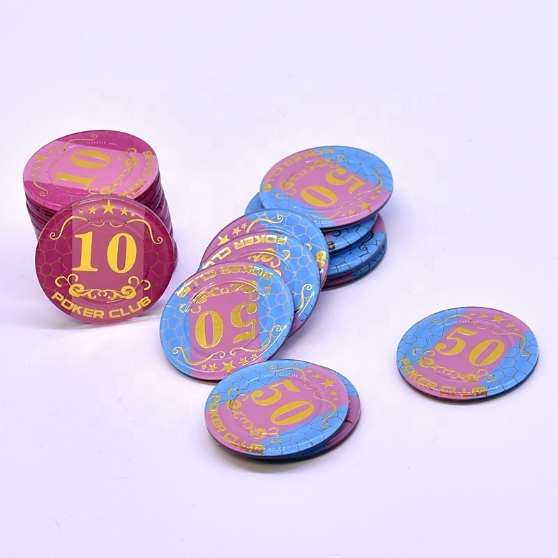 YH High Quality Casino Standard Poker Chips 760 pcs Poker Cards Game Set Portable Aluminum Case Poker Chips Set