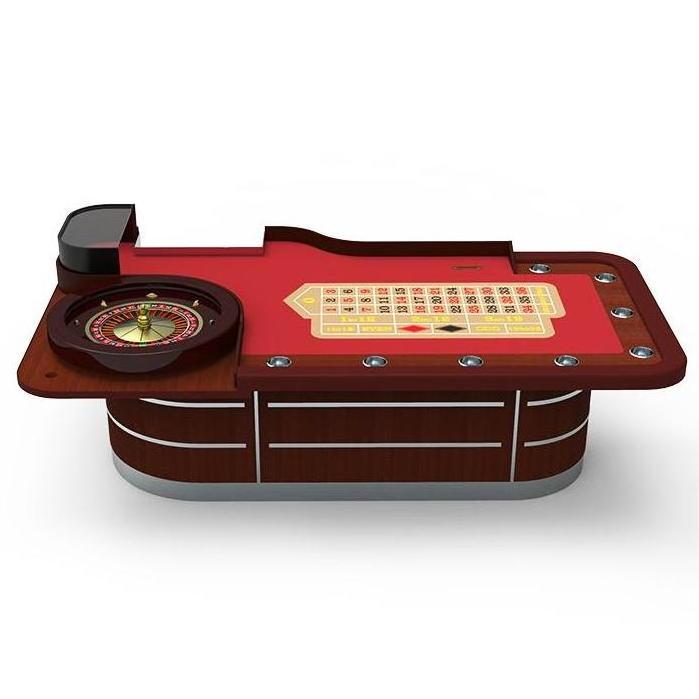 YH Exquisite Workmanship Roulette Wheel Poker Table  With Wooden Paint Base