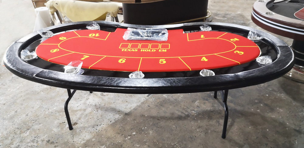 YH High Quality Poker Table Tops Texas Simple Folding Wooden Card Tables