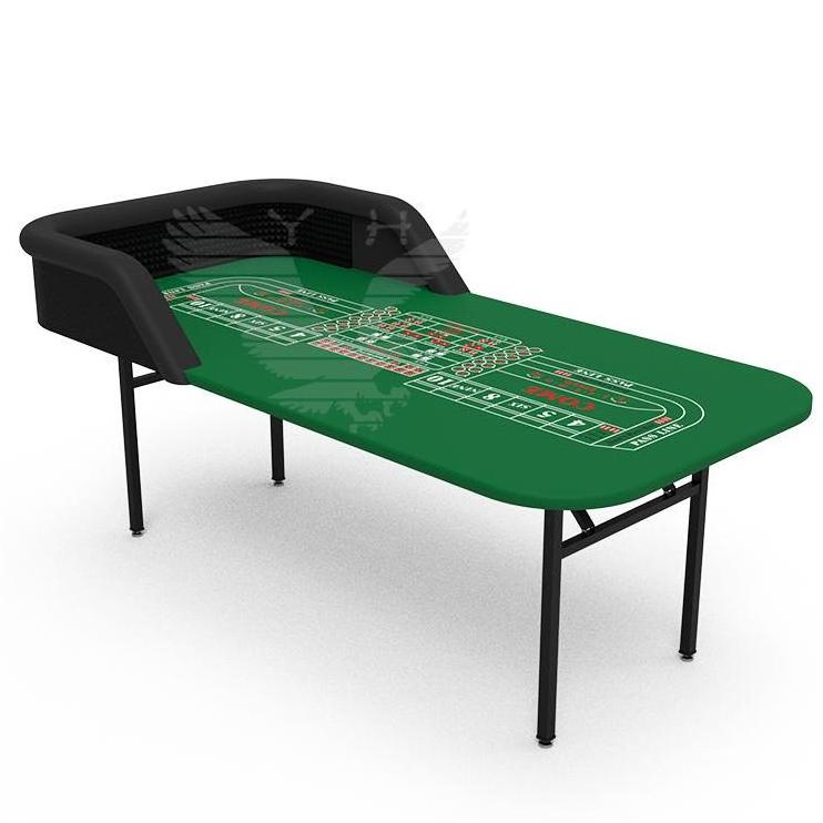 YH Mini Green Playing Craps Practice Table Dice Tables Craps Dice Game For Casino Theme Party