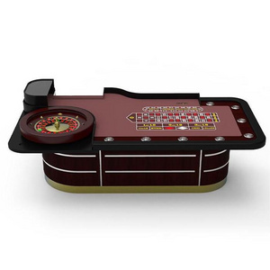 YH Exquisite Workmanship Roulette Wheel Poker Table  With Wooden Paint Base