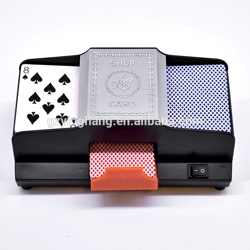 YH Casino Automatic Playing Card Shuffler 8 Decks Poker Card Shuffler For Poker Card