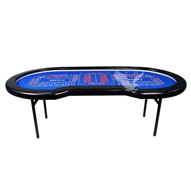 YH Led Mini Portable Foldable Casino Craps Table Folding Gambling Dice Table for Sale