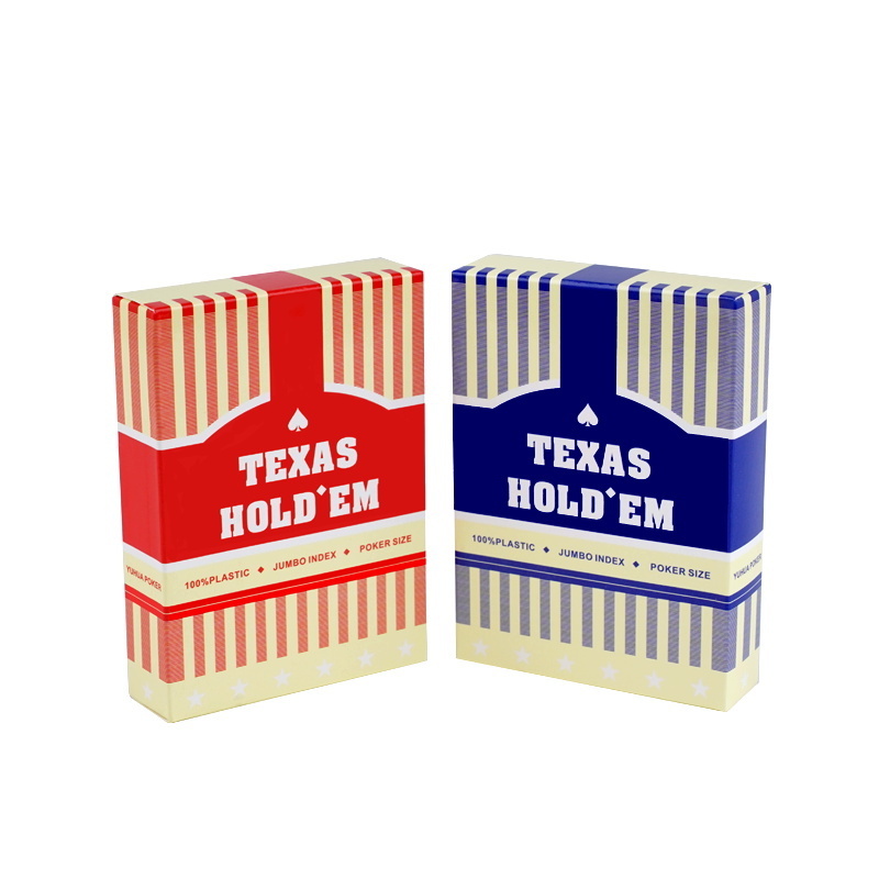 YH Hot Sale Factory Price Texas Game Card Double Deck Playing Cards Poker In Stock