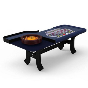 YH Factory Wholesale High Quality 22inch Roulette Wheel Poker Table With Solid Wood H Legs