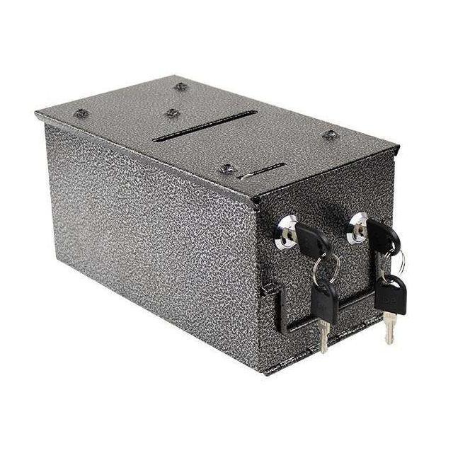 YH  Casino Style Drop Box Cash Tip Box With Sleeve And Double Locks