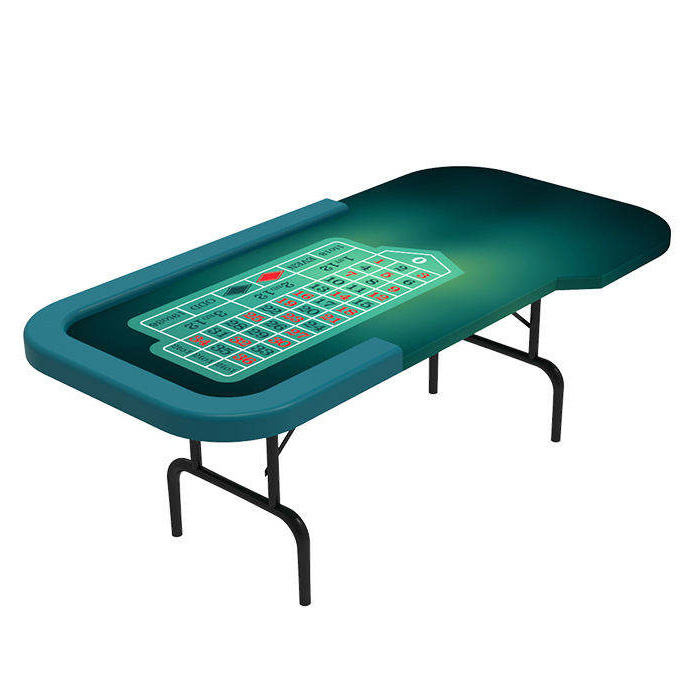 YH Folding Roulette Table Small Roulette Wheel Table Portable Roulette Table