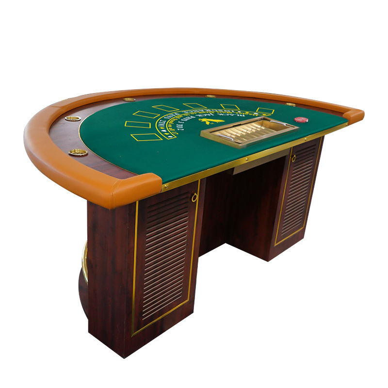 YH Wholesale Custom Your Own Logo Table Top Mat Gambling Blackjack Tables