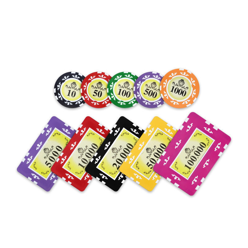 YH High Quality Gambling Rfid Casino Chips Poker Chip Abs Fichas Pokerchip Casino Blackjack Chips