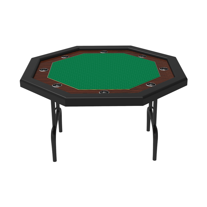 YH Portable Camping Poker Table Polygon Cheap Playing Card Table Casino Folding Poker Table