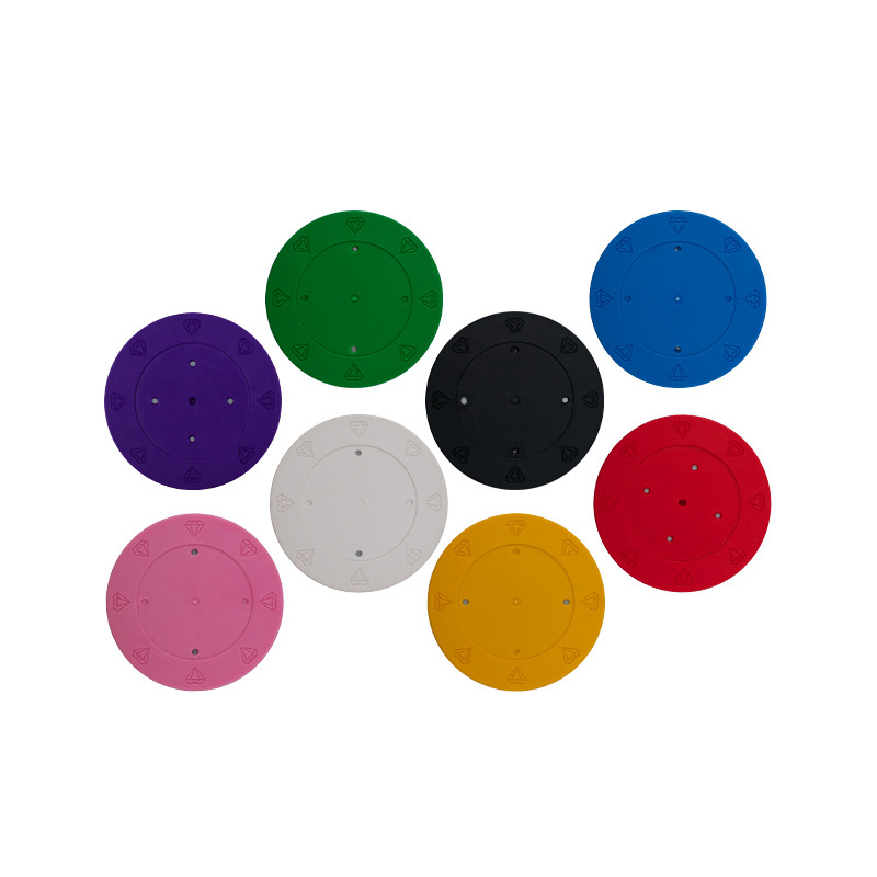 YH 8 Colors Blank Clay Diamond Pattern Roulette Poker Chips For Casino Roulette Game