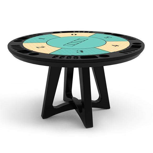 YH 56inch Fashion Round Poker Table Texas Casino Poker Table for Gambling