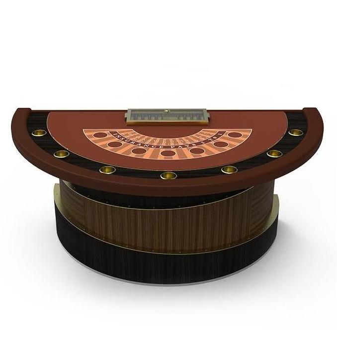 YH Professional Quality Deluxe Three Layers Feet Blackjack Poker Table For Casino Gambling