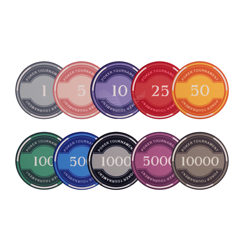 YH Factory Wholesale Newly Design 300/500pcs Ceramic Poker Chips Set With Aluminum Case