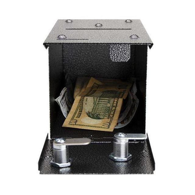 YH  Casino Style Drop Box Cash Tip Box With Sleeve And Double Locks