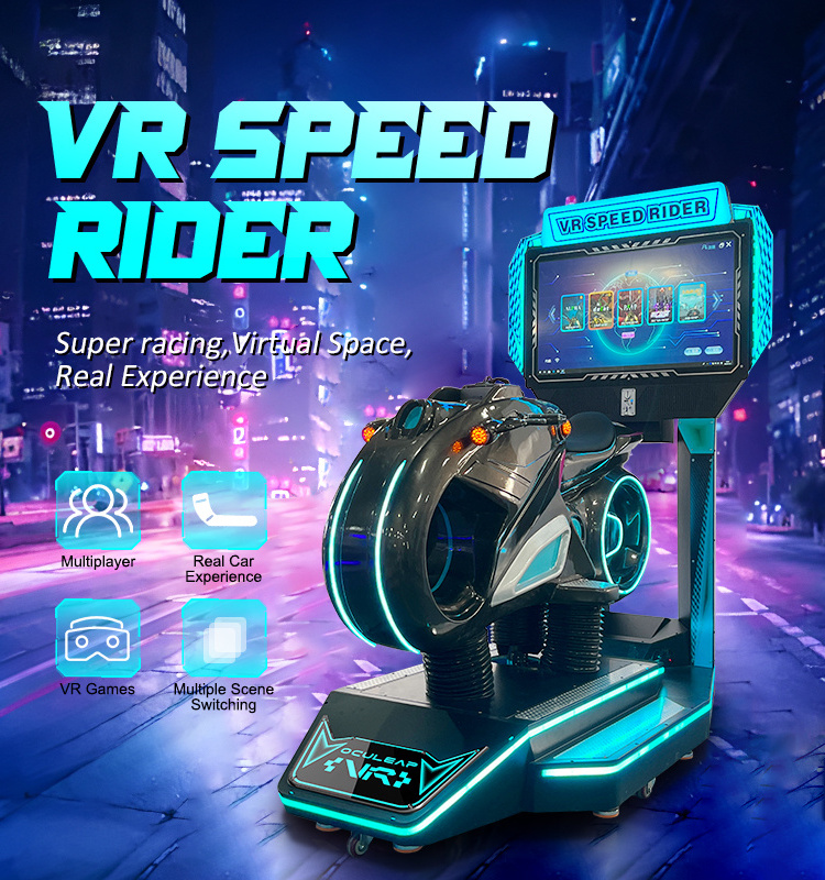 VR Racing Simulator 9d Virtual Reality Racing Simulator Driving Racing Arcade VR Machine 2024  Arcade Riding VR Game Machine