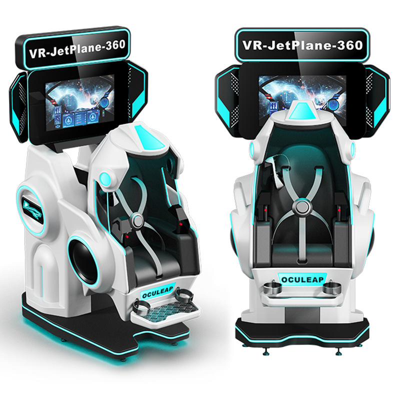 The Latest Virtual Reality Simulation Ride 9D Vr Game Console Roller Coaster Simulator 9D 360 Degree Rotating Vr Egg Chair