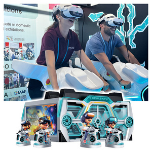 VR Racing Simulator 9D Flying Cinema VR Gaming  4-Person Cycling Arcade Virtual Reality Universe Driving  VR Game Machine