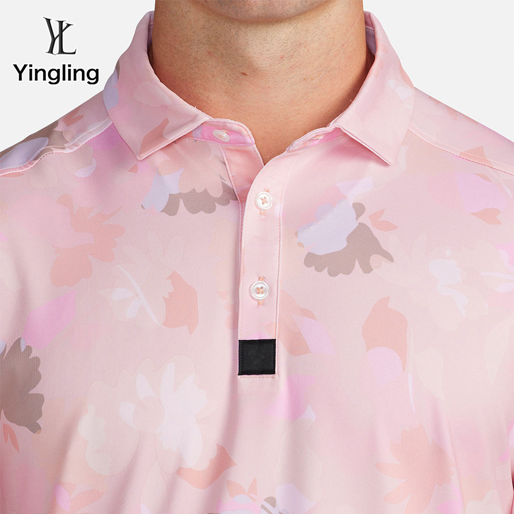 Yingling custom polyester wholesale men manufacturers women polo golf jerseyt-shirts golf apparel for men