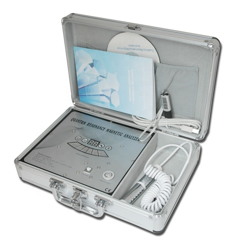 Silver  box 3rd Generation quantum resonance magnetic analyzer with 41 parameters