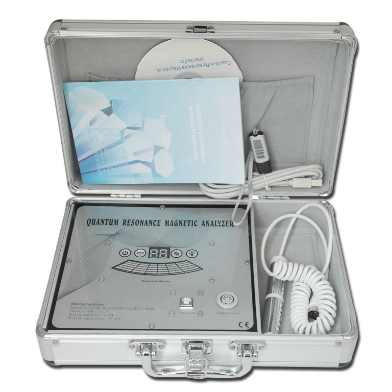 Silver  box 3rd Generation quantum resonance magnetic analyzer with 41 parameters