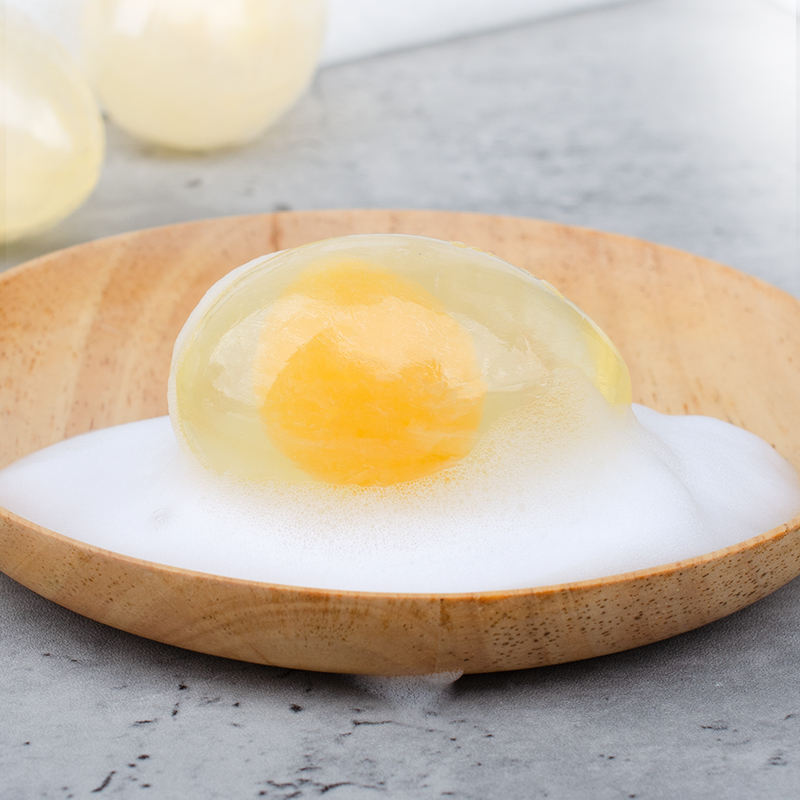 Private Label Customized LOGO Organic Handmade Egg Yolk Soap Collagen Anti Acne Soap Gluta Whitening Soap