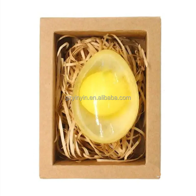 Private Label Customized LOGO Organic Handmade Egg Yolk Soap Collagen Anti Acne Soap Gluta Whitening Soap