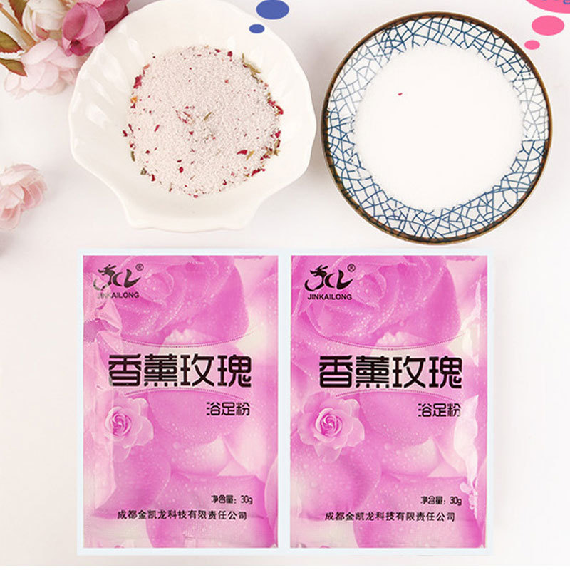 Wholesale Foot Skin Care Powder Massage Jelly Pedicure Crystal Lavender Crystal Rose Liquid Foot Spa Adults Female Foot Scrub