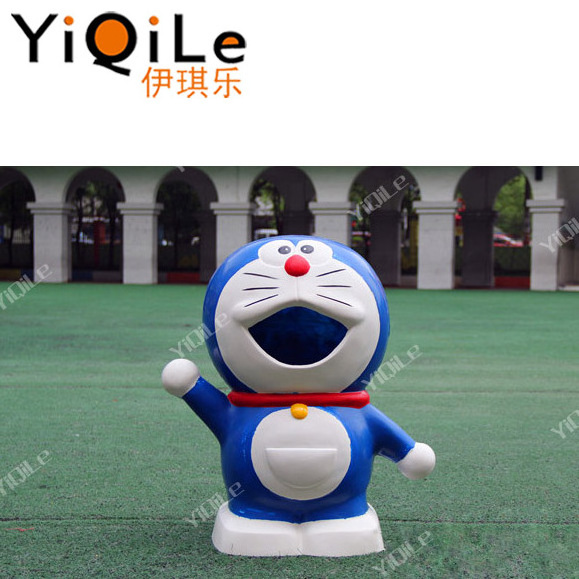 Doraemon Design Indoor Trash Can Garbage Can Recycling Waste Bins