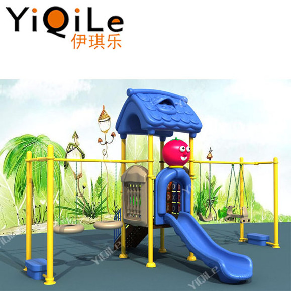 High quality wrought iron swing for garden for kids