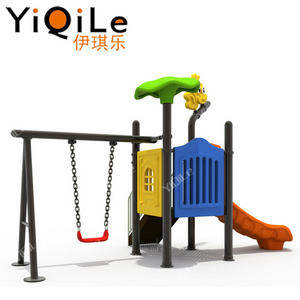 High quality wrought iron swing for garden for kids