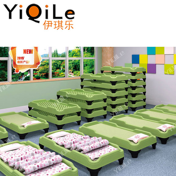 Guanzhou Customized Kindergarten Furniture Kid Single  Bed for Sale