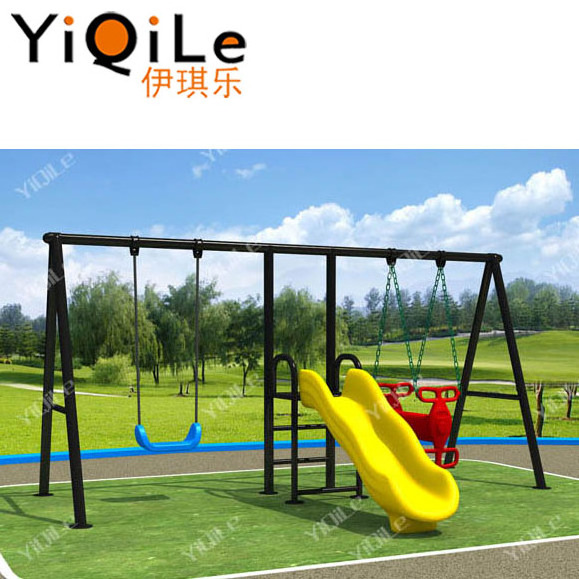 kids playground equipment slide and swing factory direct selling