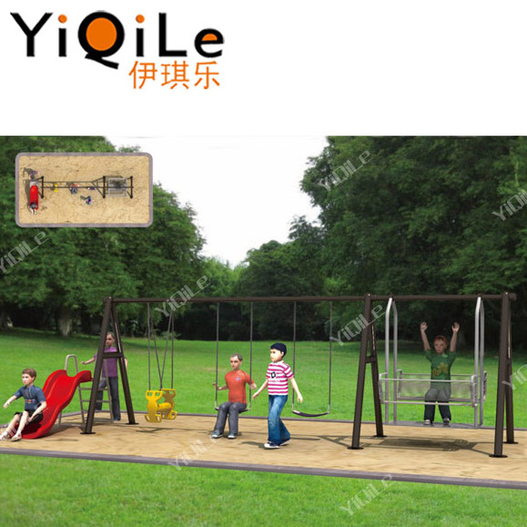 kids playground equipment slide and swing factory direct selling