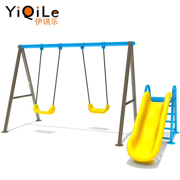 High quality wrought iron swing for garden for kids