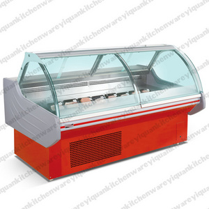 deli display case / glass deli meat case / counter top deli display case