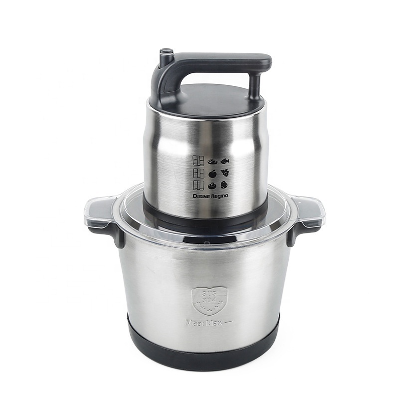 Stainless Steel 8L Silver C-rest Yam Pounder 3500W Multifunctional Food Machine Meat Grinder