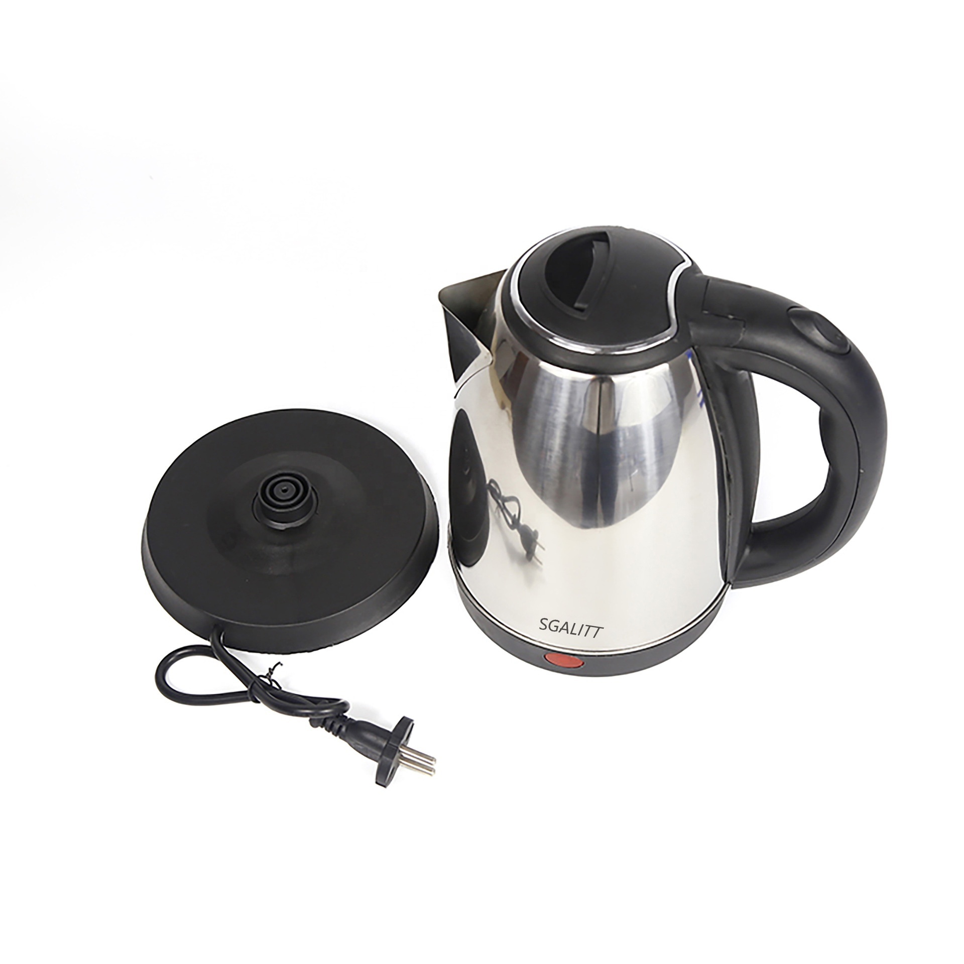 Popular Electric Kettle 2L Hot Water Kettle Stainless Steel Electric Kettle Wasserkocher BPA-Free Water Warmer