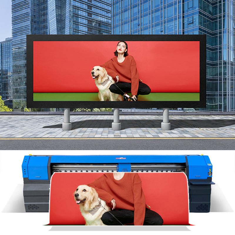 Kingjet 3208G Outdoor Indoor 512I Printhead Flex Banner Vinyl Billboard Large Format Solvent Printer