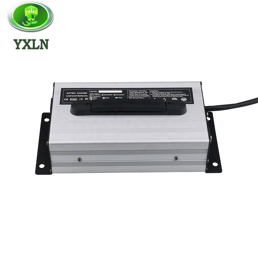 LCD displayer 48 volt lead acid / lifepo4 / lithium charger 48v 20a battery charger 80ah 90ah 100ah 120ah 140ah 150ah etc