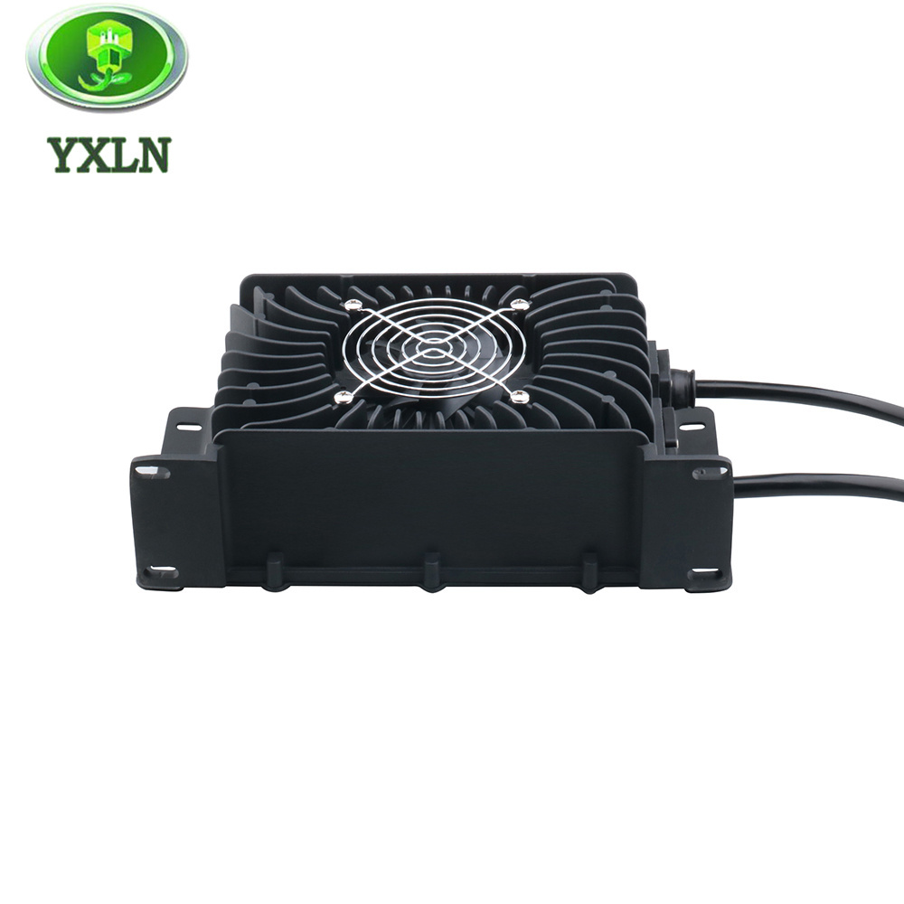 Factory Waterproof 48V 12s 50.4v 20a lithium li ion battery charger waterproof for electric boat vehicles