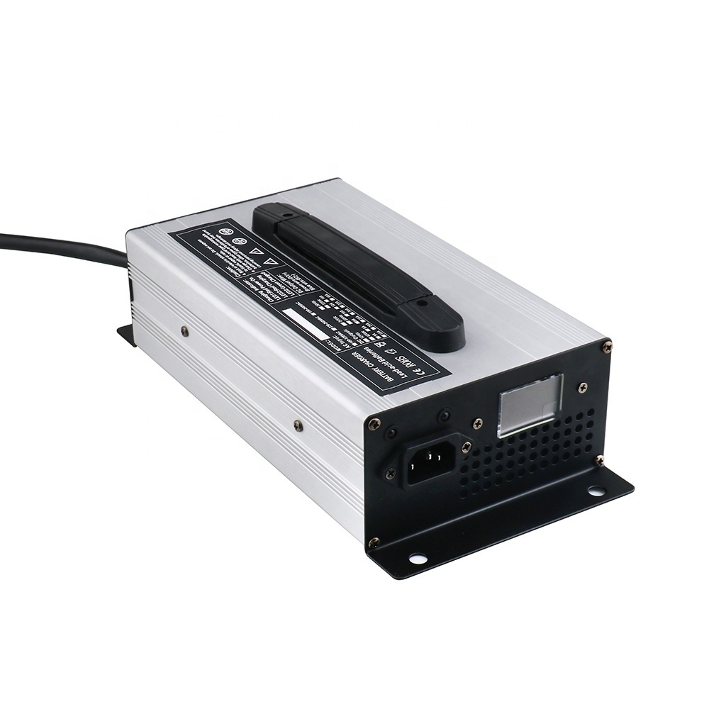 LCD displayer 48 volt lead acid / lifepo4 / lithium charger 48v 20a battery charger 80ah 90ah 100ah 120ah 140ah 150ah etc