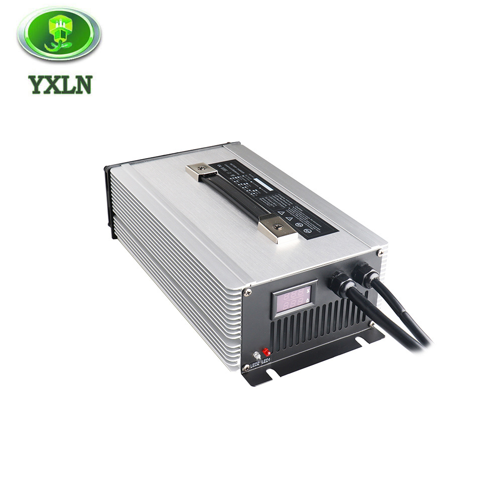 Factory 12v 100a / 24v 60a / 36v 40A / 48v 30a battery charger for agm / gel / lithium / lifepo4 / lead acid batteries