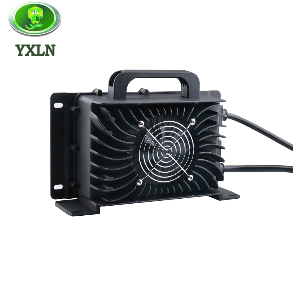 Factory Waterproof 48V 12s 50.4v 20a lithium li ion battery charger waterproof for electric boat vehicles