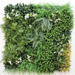 1 Meter Outdoor Wall Grass Artificial Grass Greenery Plant Panels For Wall