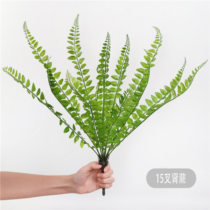 Indoor Wall Plants Plastic Artificial Green Plants For Wall